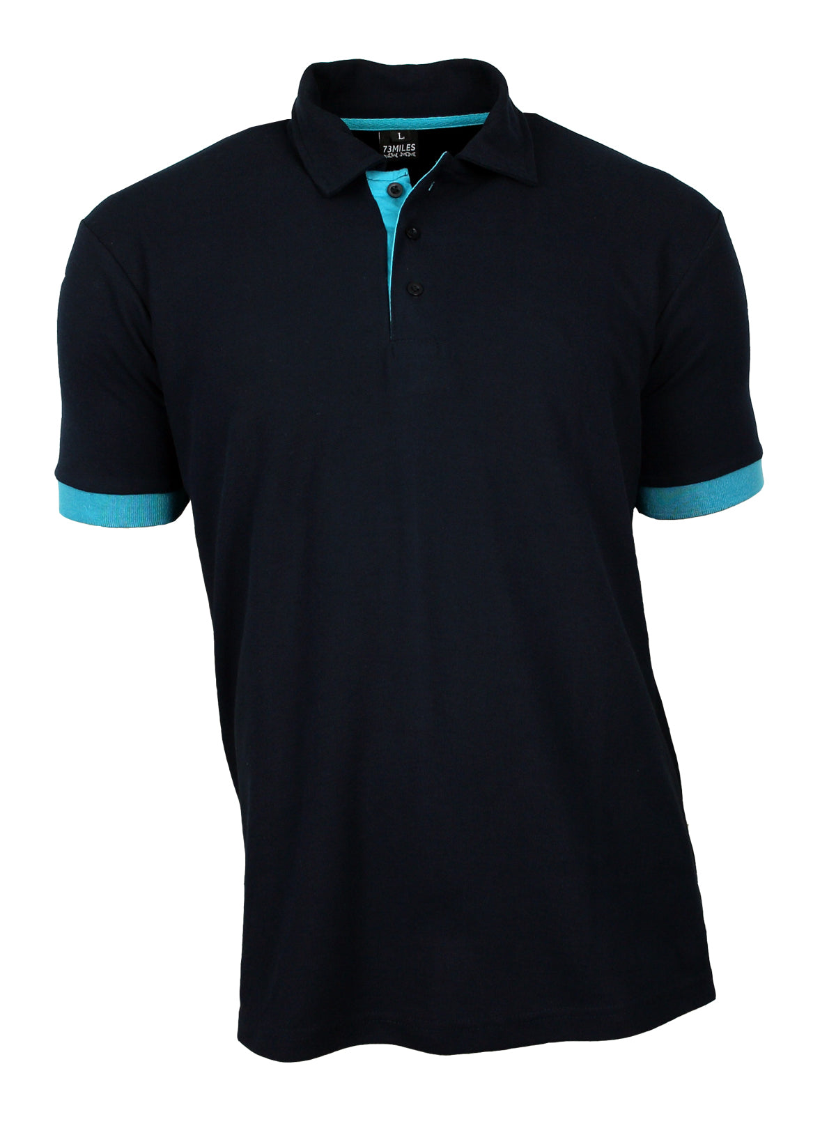 Poloshirt Herren Polohemd Baumwolle kurzarm dunkelblau S - 4XL