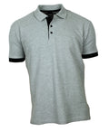 Poloshirt Herren Polohemd Baumwolle kurzarm grau S - 4XL