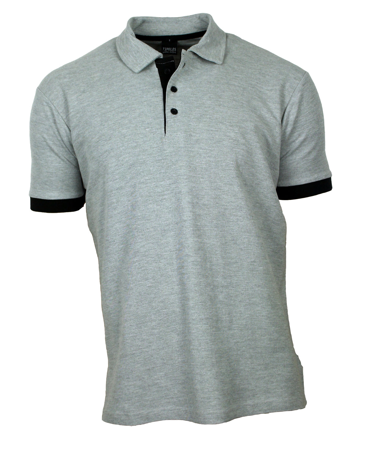 Poloshirt Herren Polohemd Baumwolle kurzarm grau S - 4XL