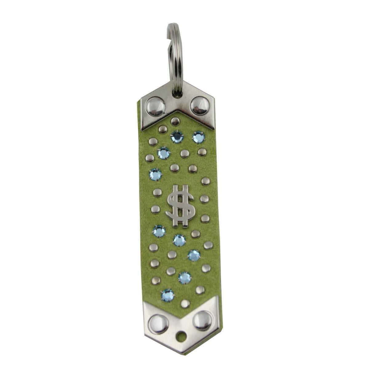 Schlüsselanhänger Leder Strass Swarovski-Elements SA270