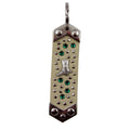 Schlüsselanhänger Leder Strass Swarovski-Elements SA306