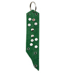 Schlüsselanhänger Leder Strass Swarovski-Elements SA337