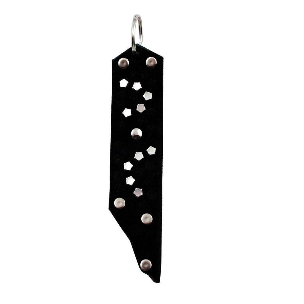 Schlüsselanhänger Leder Strass Swarovski-Elements SA343