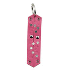Schlüsselanhänger Leder Strass Swarovski-Elements SA284