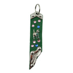 Schlüsselanhänger Leder Strass Swarovski-Elements SA337