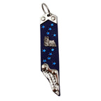 Schlüsselanhänger Leder Strass Swarovski-Elements SA351