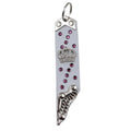 Schlüsselanhänger Leder Strass Swarovski-Elements SA352