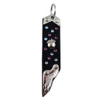 Schlüsselanhänger Leder Strass Swarovski-Elements SA356