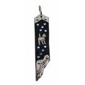 Schlüsselanhänger Leder Strass Swarovski-Elements SA384
