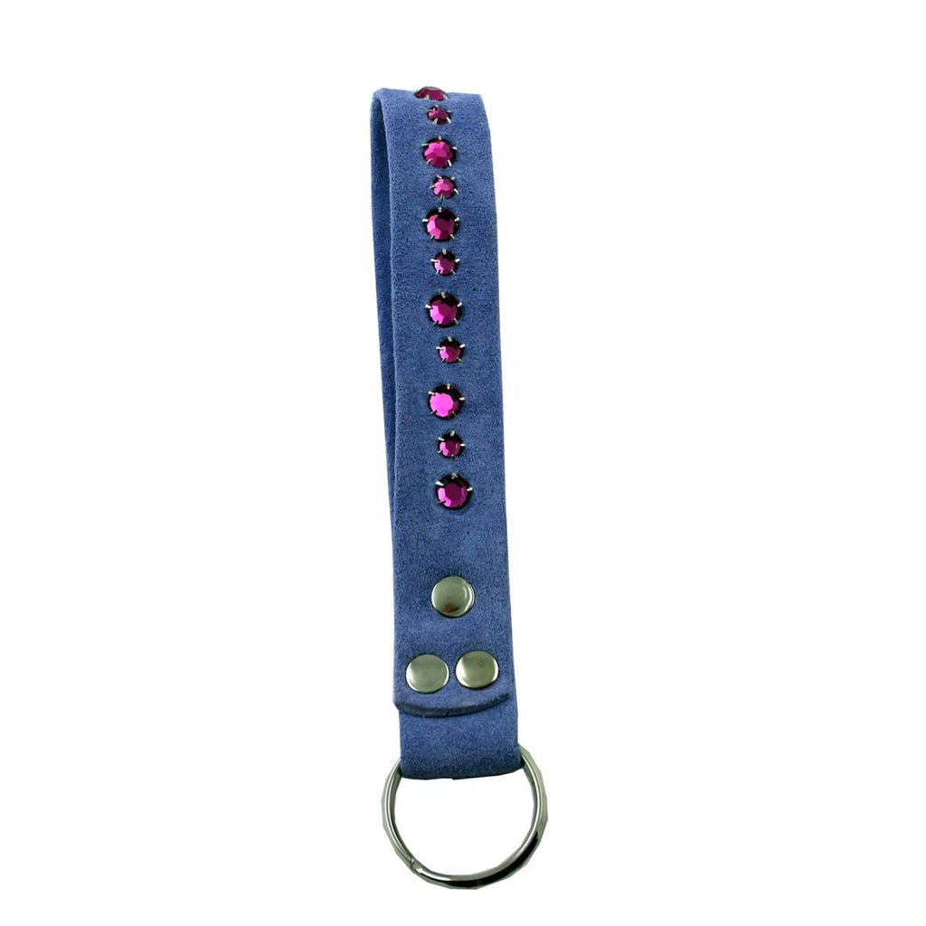 Schlüsselanhänger Leder Strass Swarovski-Elements SL12