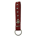 Schlüsselanhänger Leder Strass Swarovski-Elements SL16