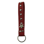 Schlüsselanhänger Leder Strass Swarovski-Elements SL16