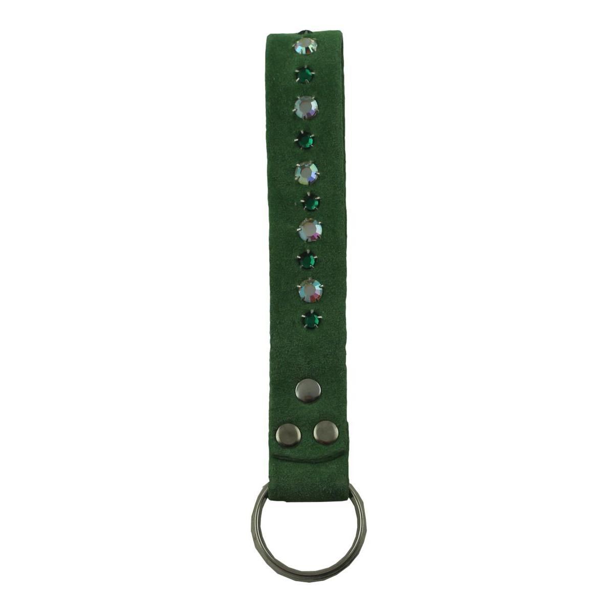 Schlüsselanhänger Leder Strass Swarovski-Elements SL19