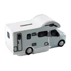 Wohnmobil Spardose aus Polystone – Camper Reise Spartopf mit Schloss