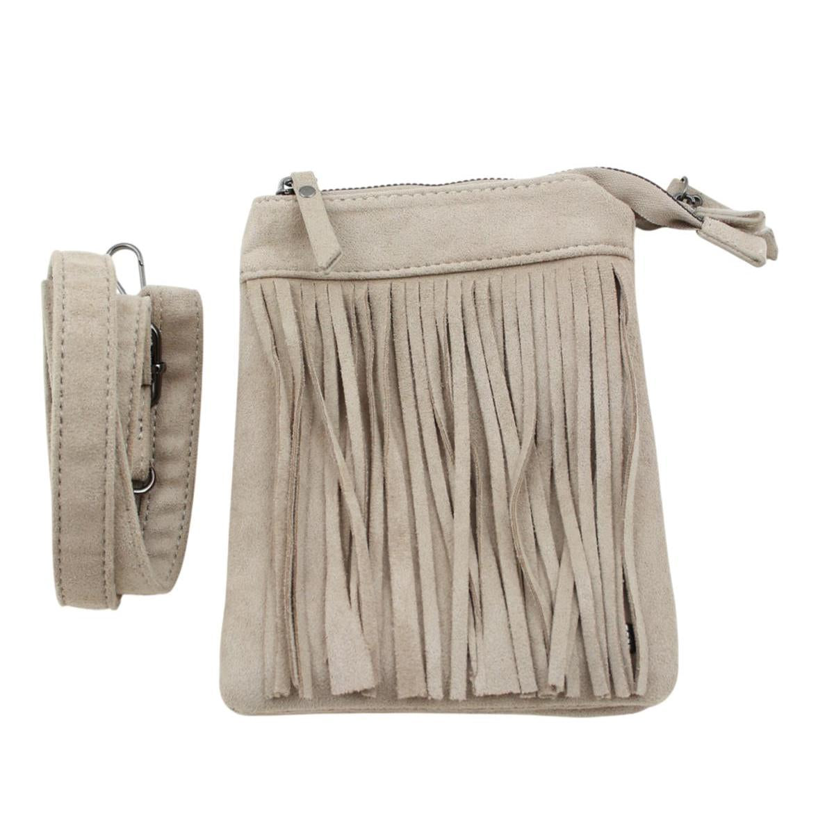 Umhängetasche Schulter Tasche Crossbody Bag im Boho-Look mit viel Stauraum TD11