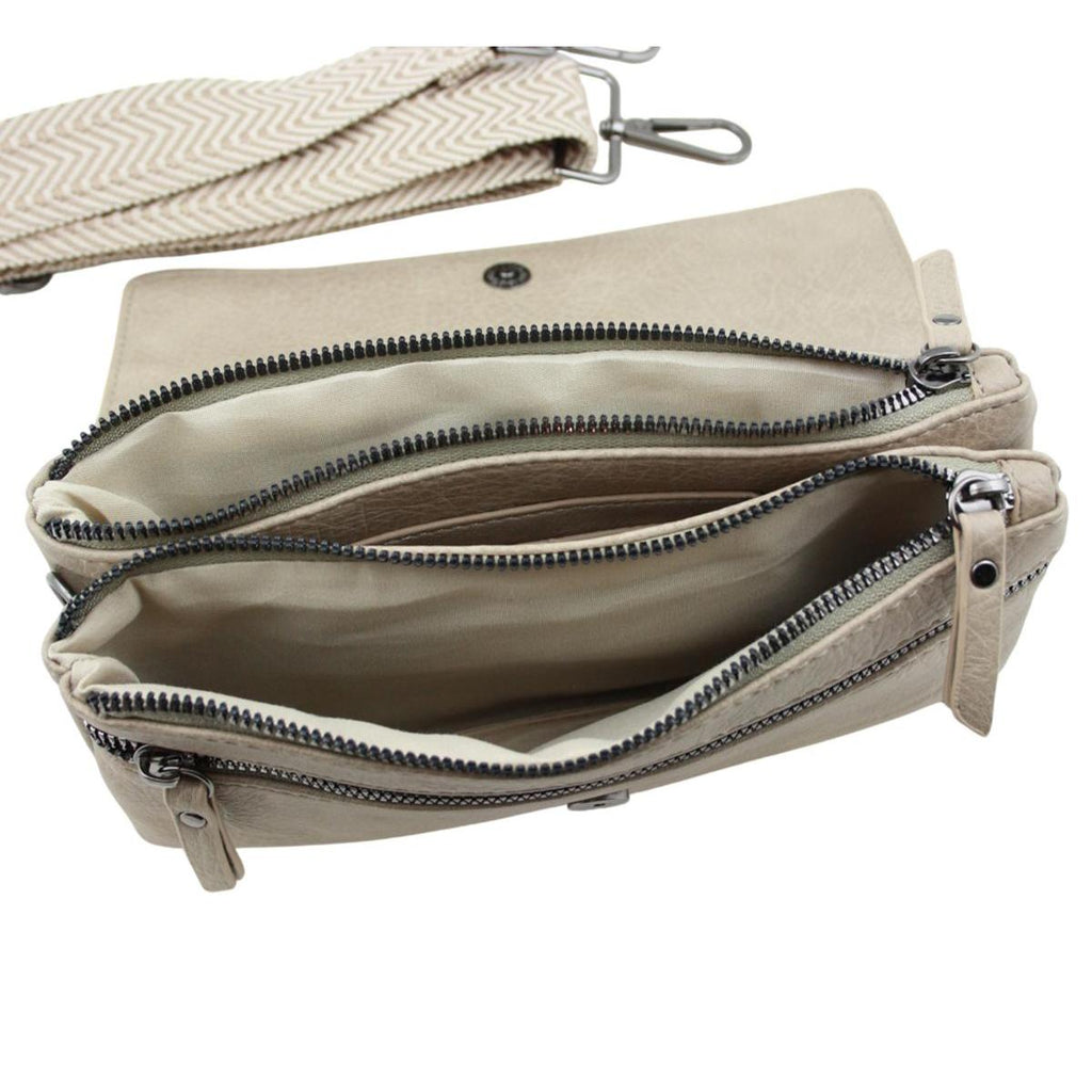 Elegante Umhängetasche Schulter Tasche Crossbody Bag mit viel Stauraum TD14
