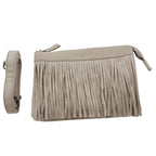 Umhängetasche Schulter Tasche Crossbody Bag im Boho-Look mit viel Stauraum TD15