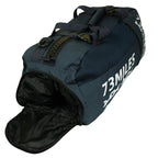 Weekender Freizeittasche Reisetasche Sport Tasche mit Rucksackfunktion Dunkelblau