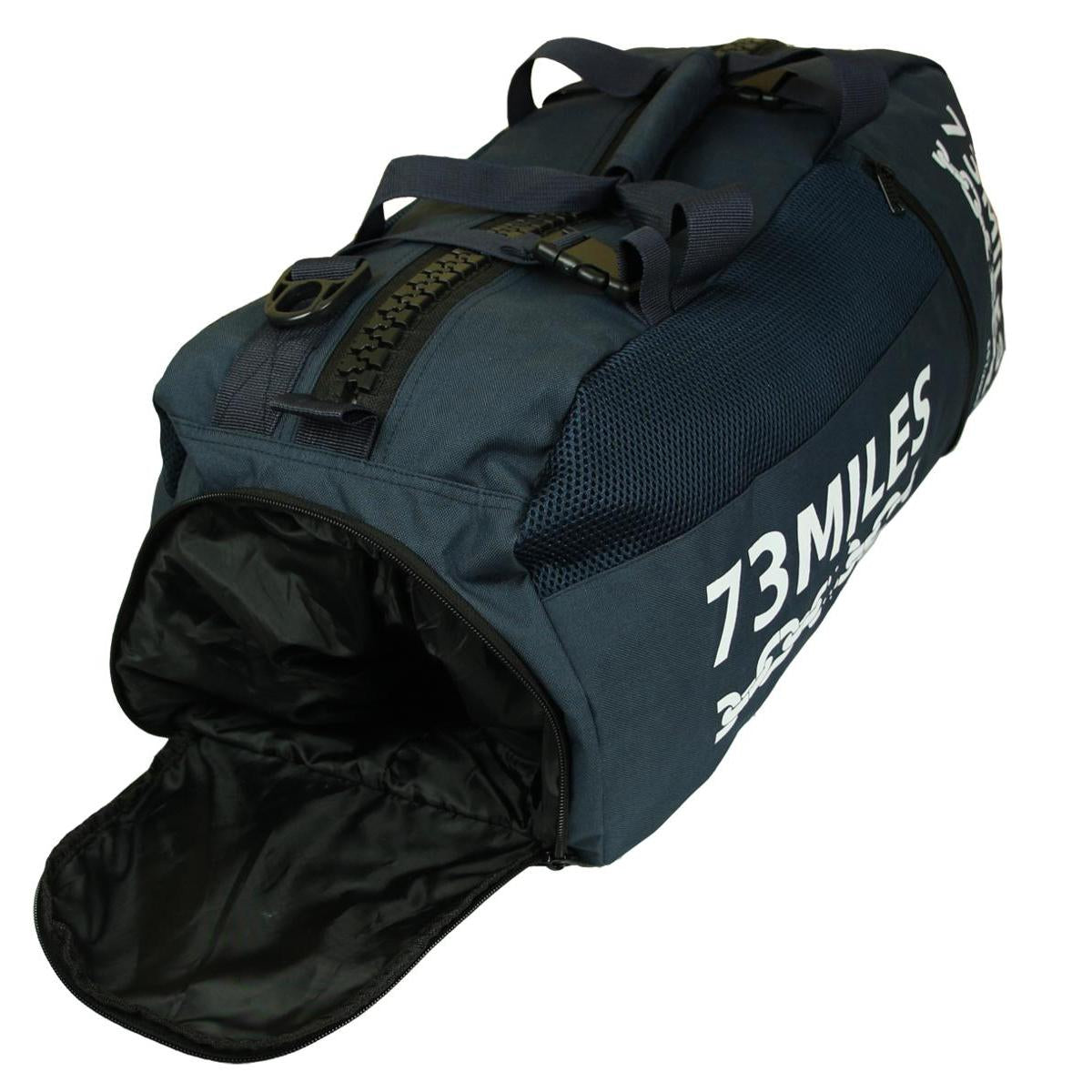 Weekender Freizeittasche Reisetasche Sport Tasche mit Rucksackfunktion Dunkelblau