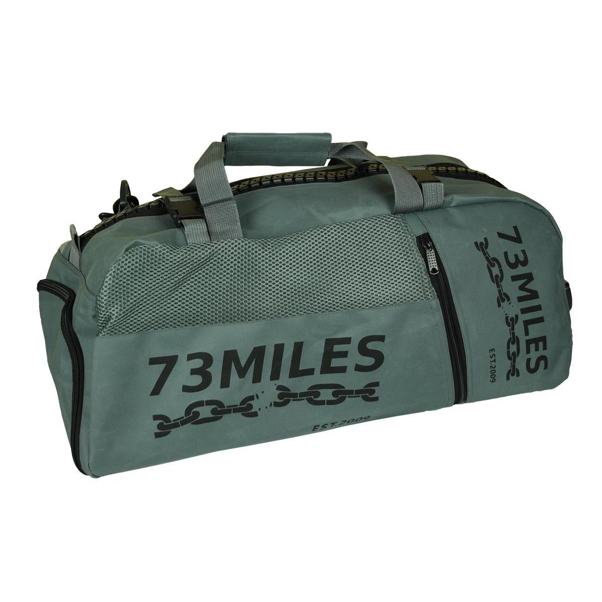 Weekender Freizeittasche Reisetasche Sport Tasche mit Rucksackfunktion Grau