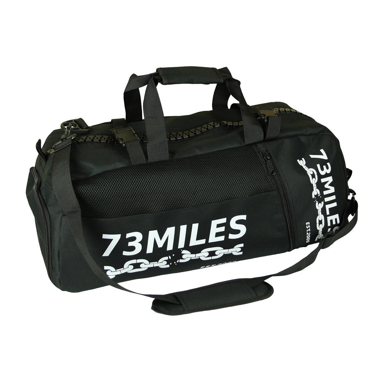 Weekender Freizeittasche Reisetasche Sport Tasche mit Rucksackfunktion Schwarz
