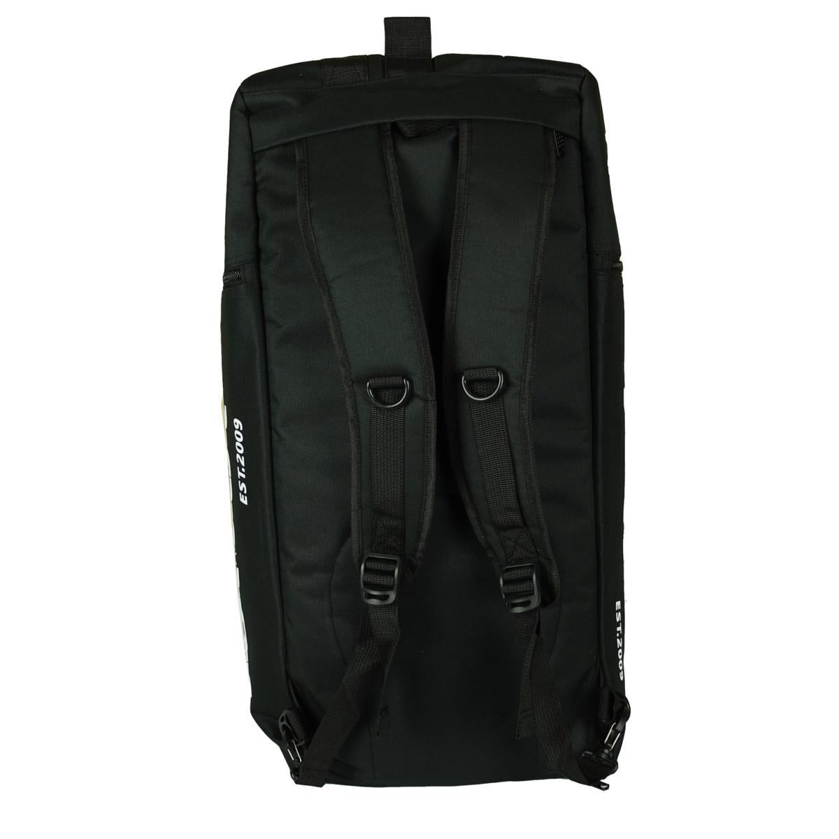Weekender Freizeittasche Reisetasche Sport Tasche mit Rucksackfunktion Schwarz