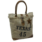 Canvas DamenTasche Schultertasche Shopper Vintage - Texas