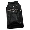 Leder Holster für Kellnerbörse mit Kristall-Glassteinen – Strass Holster HK122