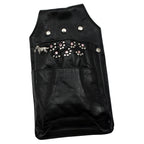Leder Holster für Kellnerbörse mit Kristall-Glassteinen – Strass Holster HK122